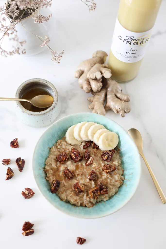 Le porridge au gingembre de Ben