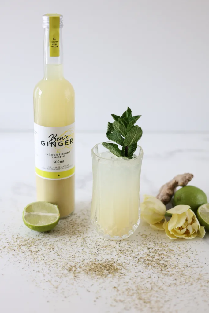 Concentré de gingembre et citron vert « Ginger Firewater » de Ben
